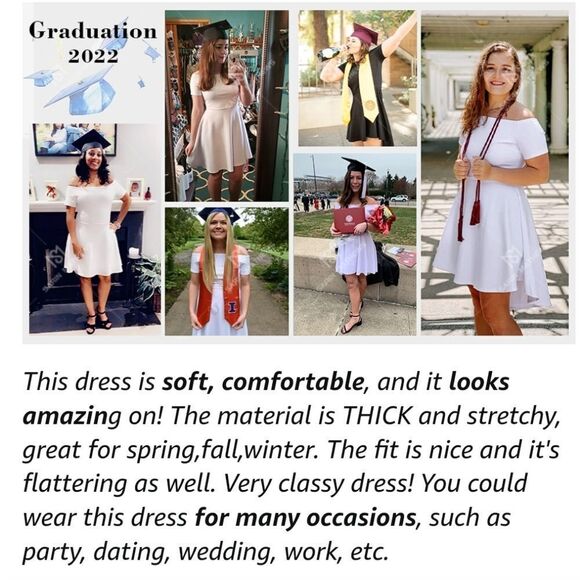 NWT Sarin Mathews Womens Off Shoulder Short Sleeve High Low Cocktail Dress … - Picture 3 of 12